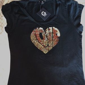 Black short sleeve shirt Never worn